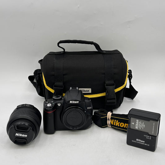Nikon D5000 13.3MP Digital SLR DSLR Camera w/ Nikkor 18-55mm lens