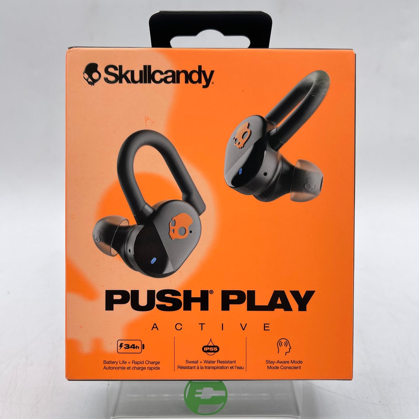 New Skullcandy Push Play True Wireless Bluetooth Earbuds Black S2PPW
