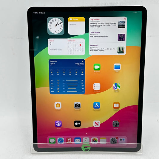 WiFi Only Apple iPad Pro 12.9" 4th Gen 128GB SILVER MY2J2LL/A READ
