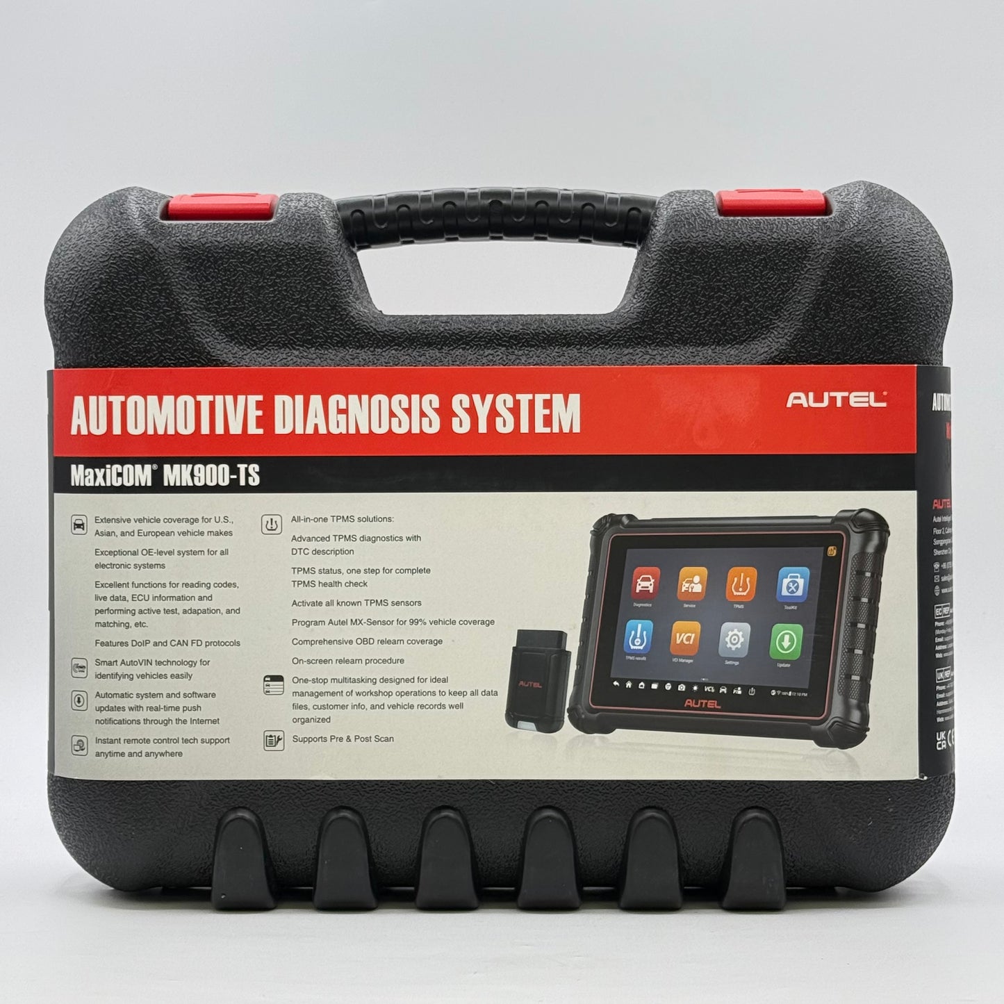 New Autel MaxiCOM All Systems Auto Diagnostic Scanner Tool MK900-TS