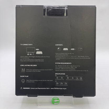 New LG Ultra Slim Portable Blu-ray/DVD Writer BP50NB40