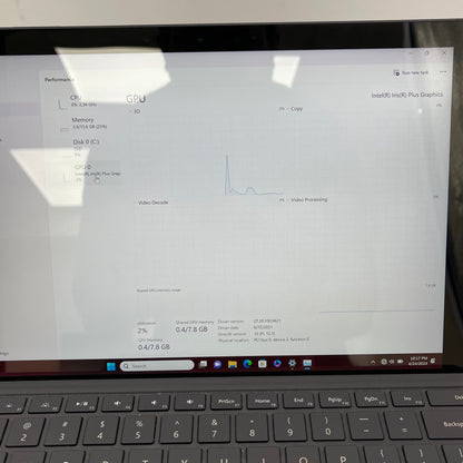 Microsoft Surface Pro 7 1866 12.3" i7-1065G7 1.3GHz 16GB RAM 256GB SSD