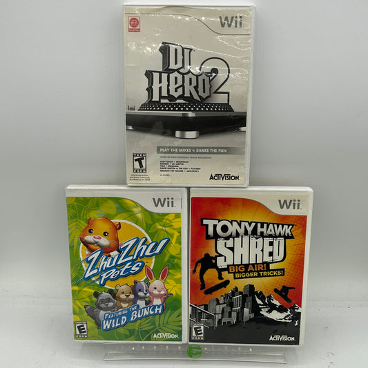 Lot of 3 Nintendo Wii Games