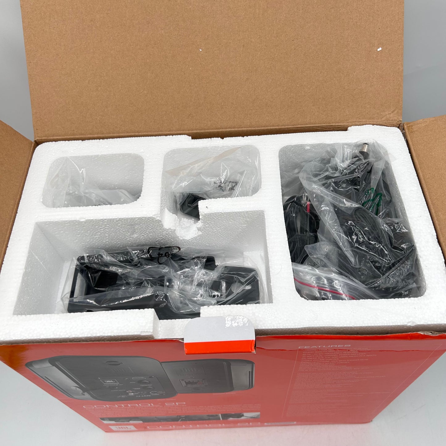 New JBL Control 2P 2-Way Speaker System 35 W RMS Black C2PS Pair