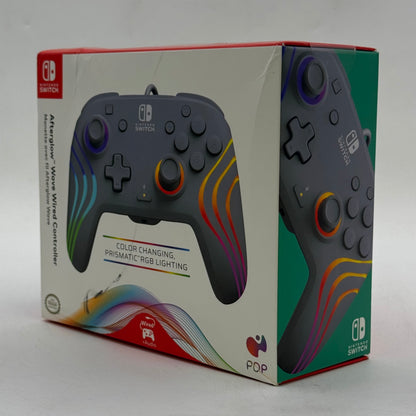 New PDP Nintendo Switch Afterglow Wave Wired Controller Controller Grey