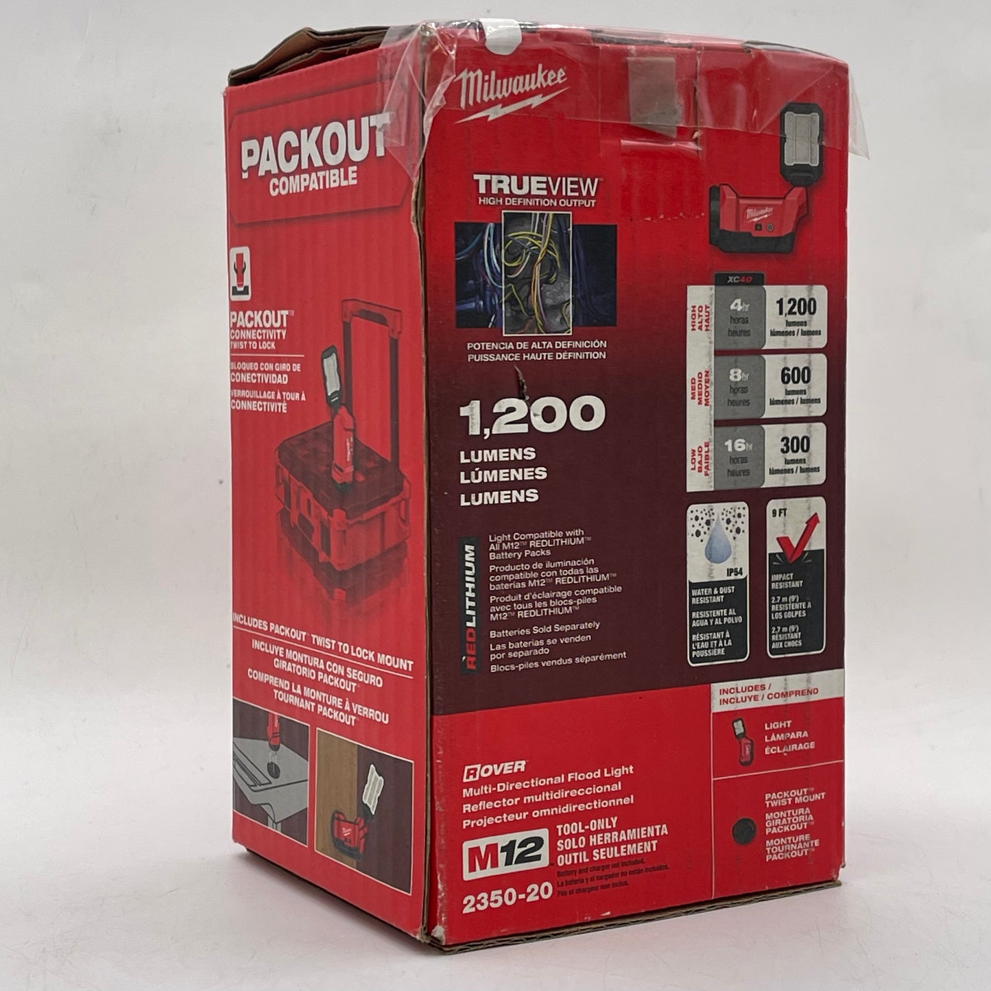 New Milwaukee 2350-20 M12 12V Multi-Directional Flood Light