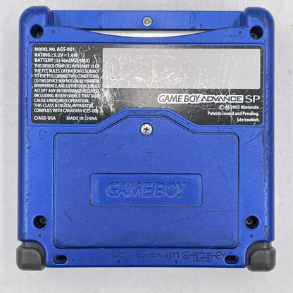 Nintendo Game Boy Advance SP Handheld Game Console Only AGS-001 Cobalt Blue
