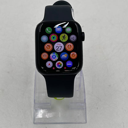 Unlocked Apple Watch SE 3 44MM Midnight Aluminum Black Sport Band MEPJ4LW/A
