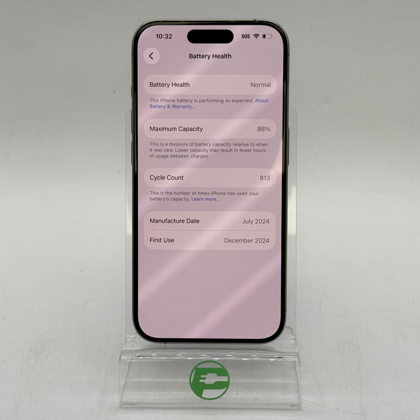 T-Mobile Apple iPhone 15 Pro 128GB Natural Titanium MTQP3LL/A