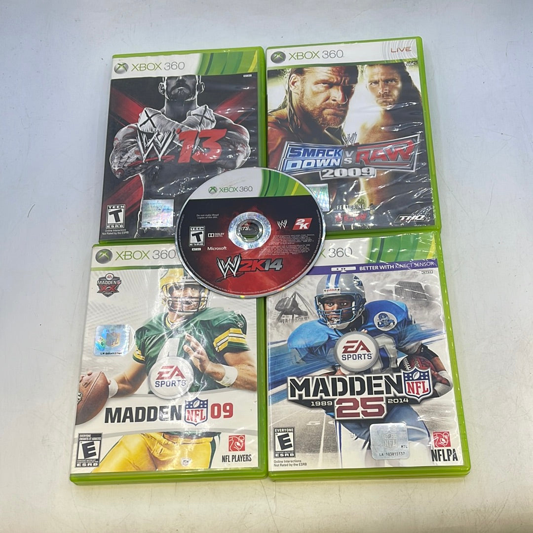 Lot of 5 Games  (Microsoft Xbox 360,  2008-2013)