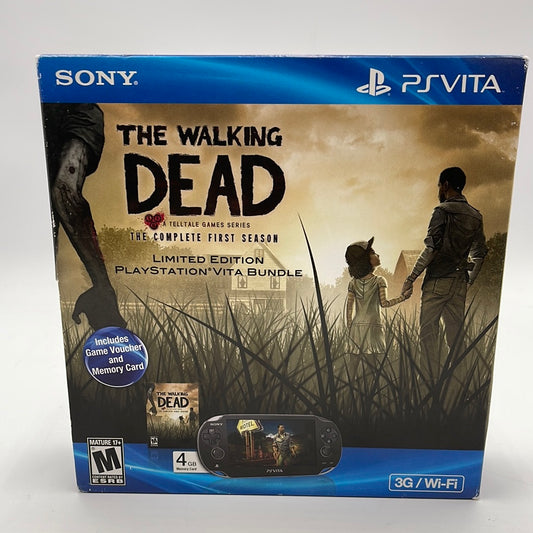 New Sony PlayStation VITA [The Walking Dead Limited Edition Bundle]  Black