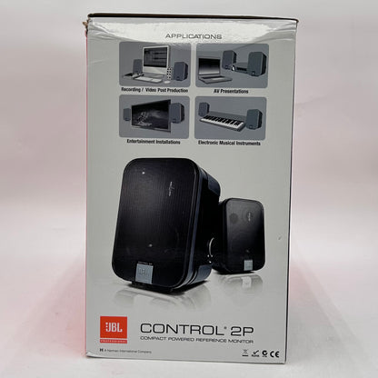 New JBL Control 2P 2-Way Speaker System 35 W RMS Black C2PS Pair