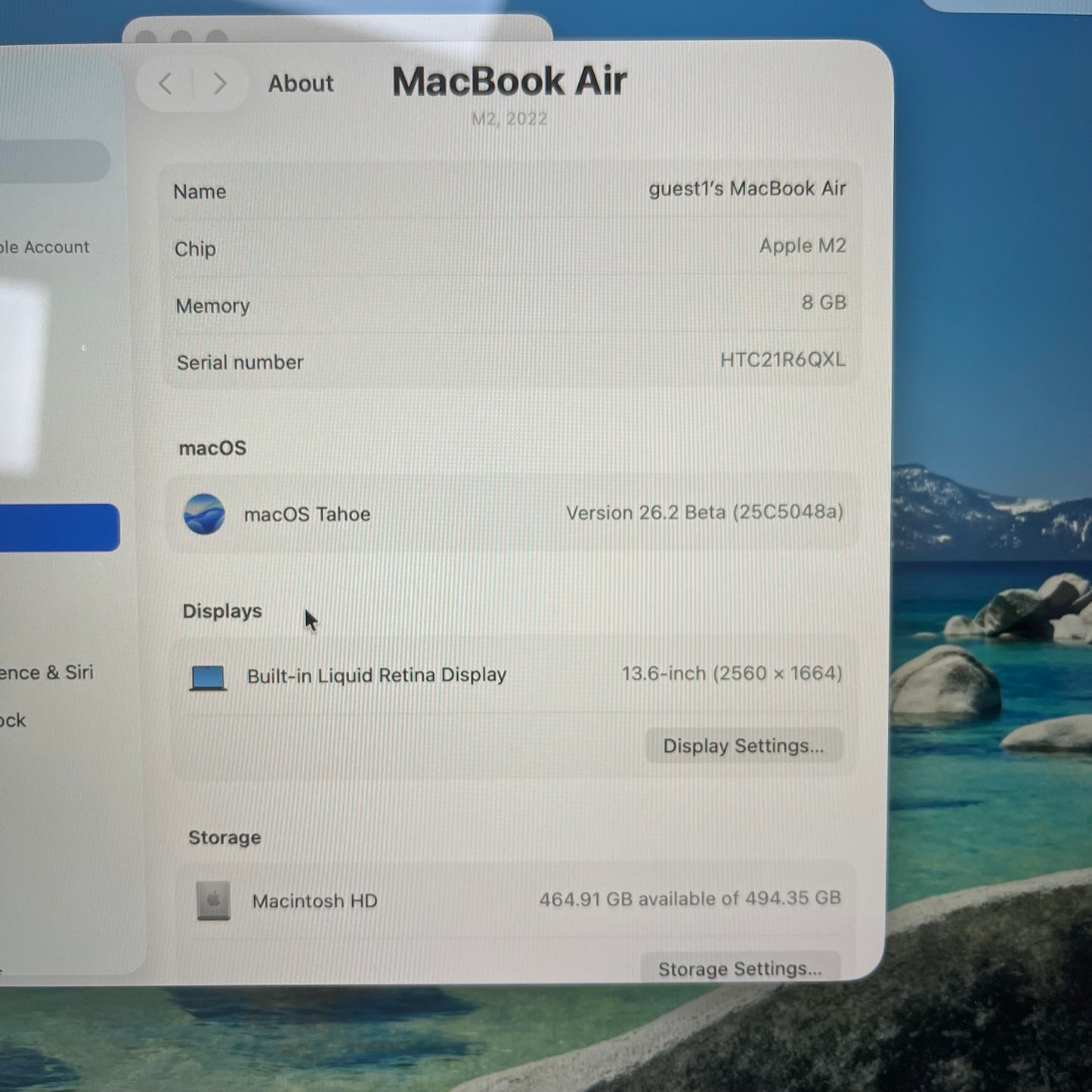 2022 Apple MacBook Air 13.6" M2 3.5GHz 8GB RAM 512GB SSD A2681