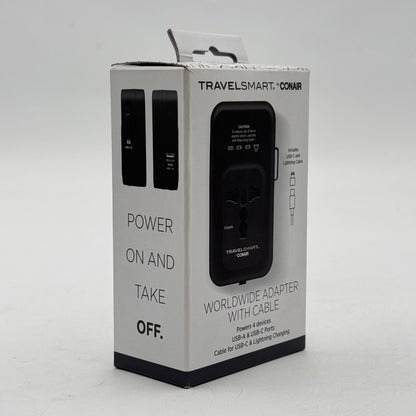 New Travelsmart Worldwide Adapter With Cable