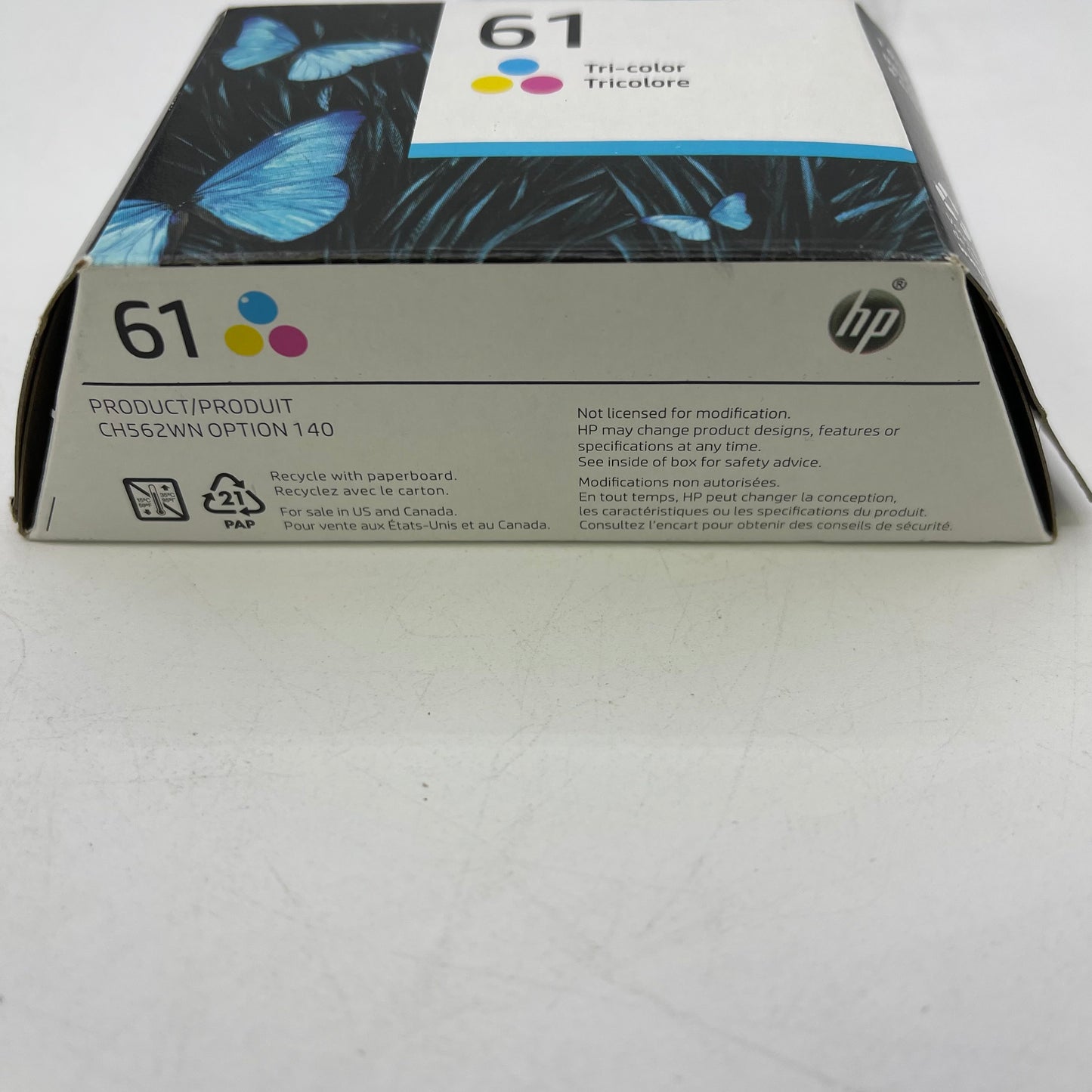 New HP 61 CH562WN Tri-color Ink Cartridge
