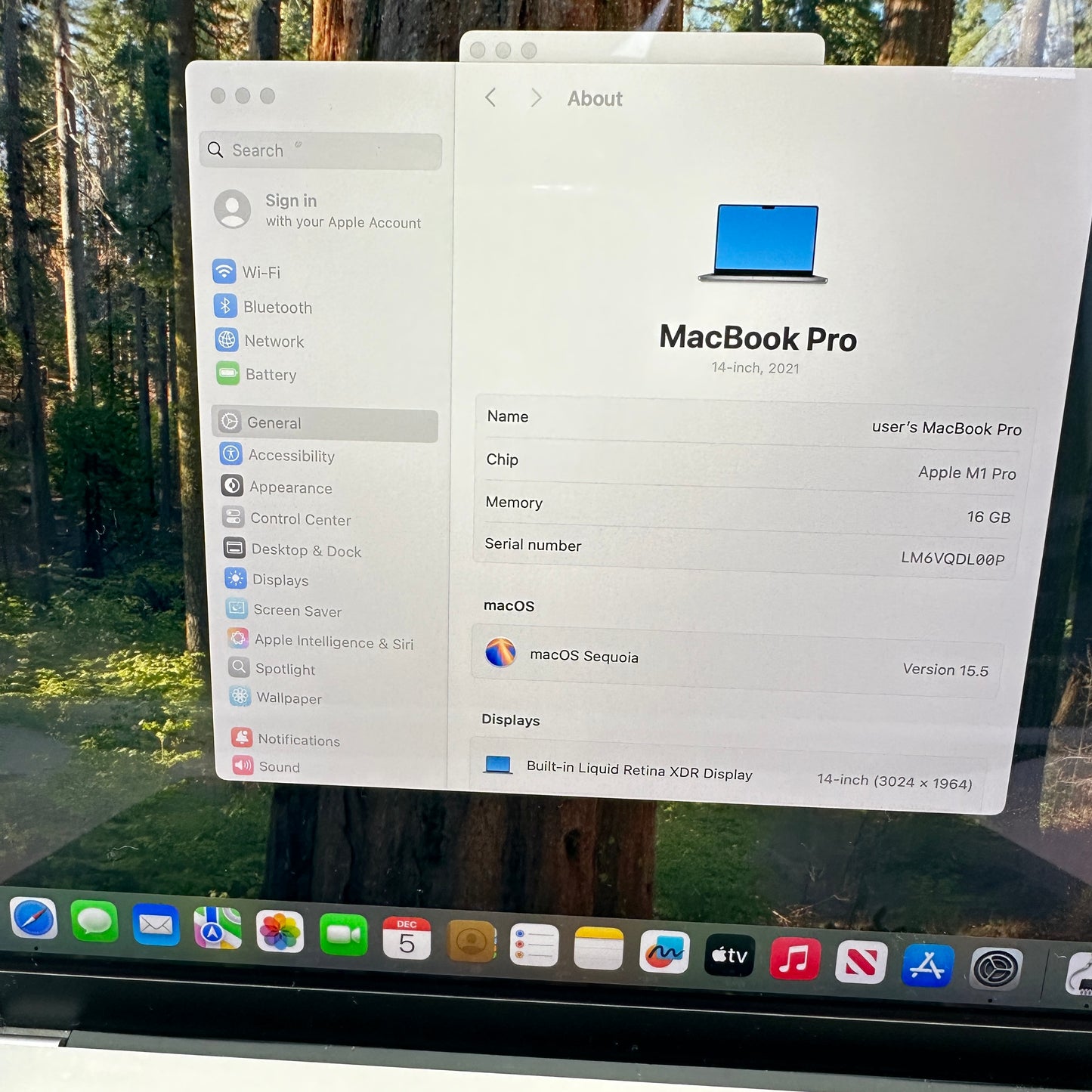 2021 Apple MacBook Pro 14" M1 Pro 14C GPU 3.2GHz 16GB RAM 512GB SSD A2442