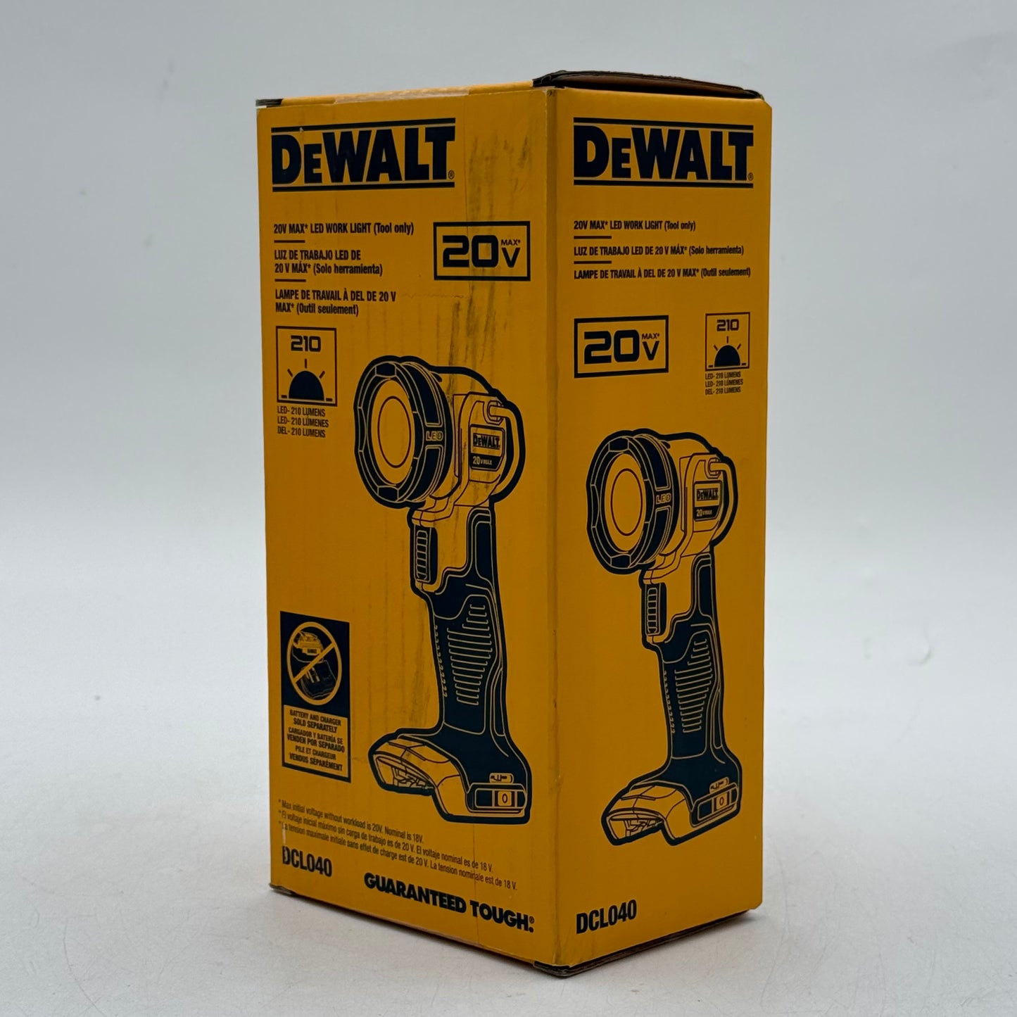 New DeWalt DCL040 20V MAX LED Work Light