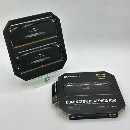 Corsair Dominator Platinum RGB 64GB (2x32GB) RAM DDR5 5200MHz CMT64GX5M2B5200C40