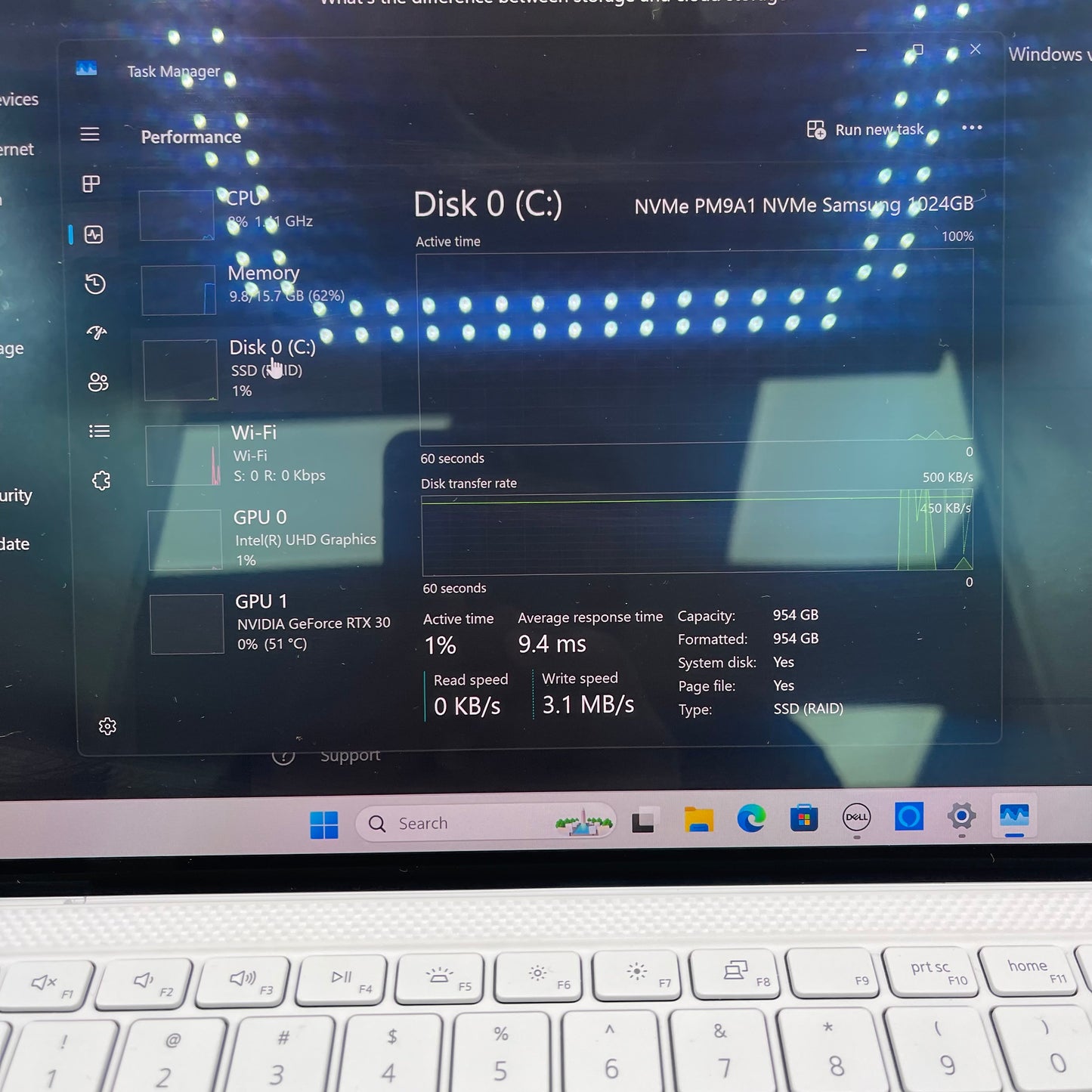 Dell XPS 9510 15.6" i7-11800H 2.3GHz 16GB RAM 1TB GeForce RTX 3050 Ti 3K OLED