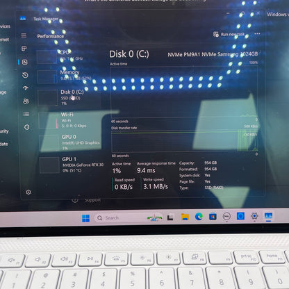 Dell XPS 9510 15.6" i7-11800H 2.3GHz 16GB RAM 1TB GeForce RTX 3050 Ti 3K OLED