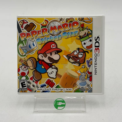 Paper Mario Sticker Star (Nintendo 3DS, 2012)