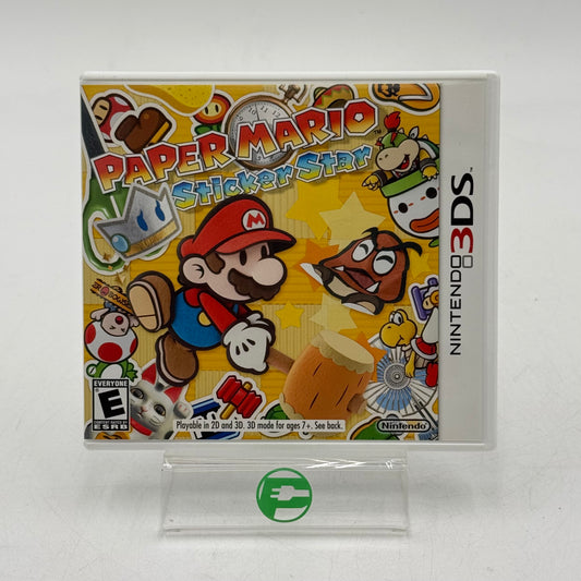 Paper Mario Sticker Star (Nintendo 3DS, 2012)
