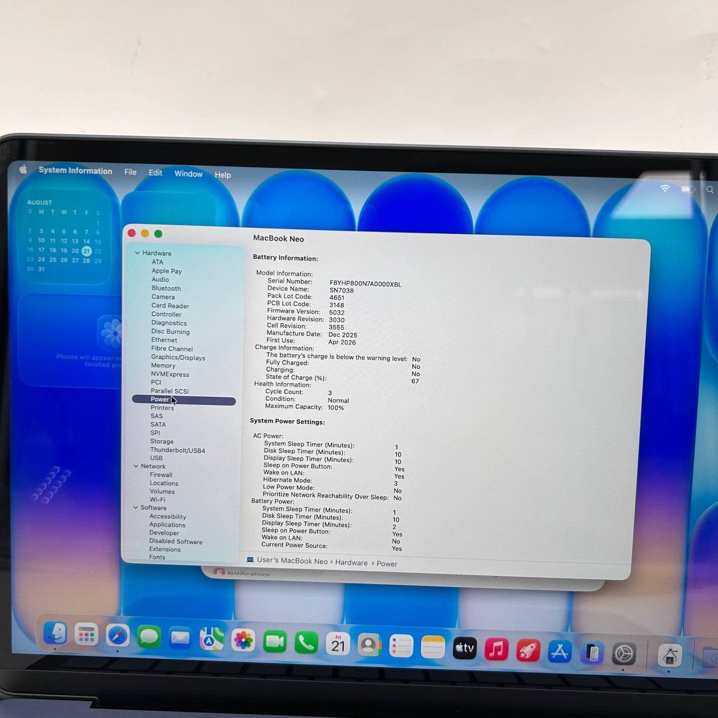 2026 Apple MacBook Neo 13" A18 Pro 5C GPU 4.0GHz 8GB RAM 256GB SSD MHFF4LL/A