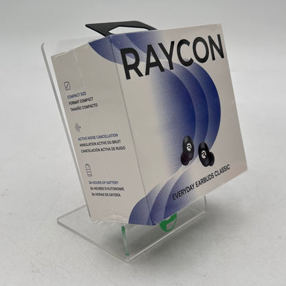 New Raycon Everyday Earbuds Classic ANC Wireless Earbuds Black RBE725