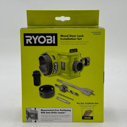 New Ryobi A99DLK7 Wood Door Lock Installation Set