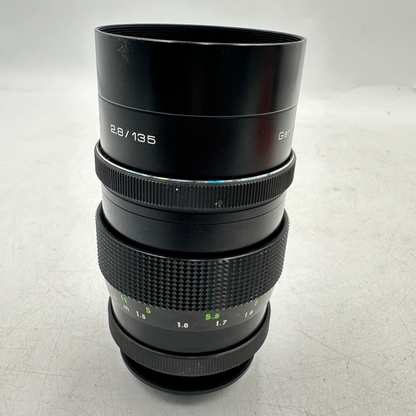 Pentacon Vintage Prime Lens 15-blade 135mm f/2.8 M42 Screw Mount