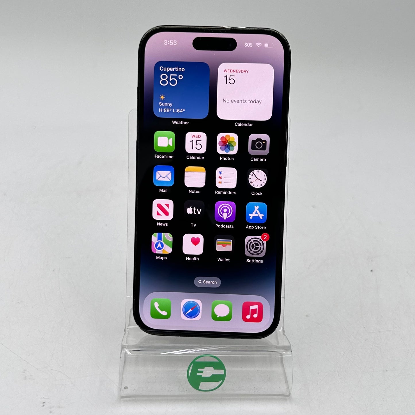 Factory Unlocked Apple iPhone 14 Pro 128GB Space Black NPXT3LL/A