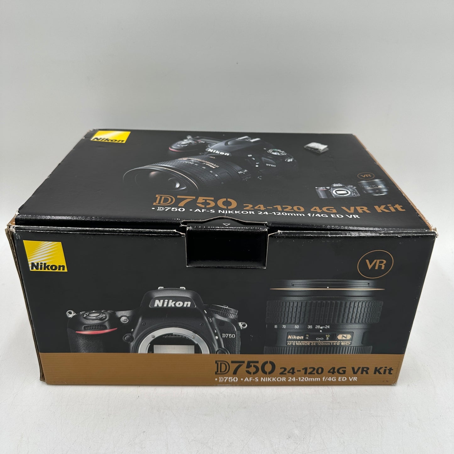 Nikon D750 24.3MP DSLR Camera 4G VR Kit w/ Box 24 Shutter Count *Mint