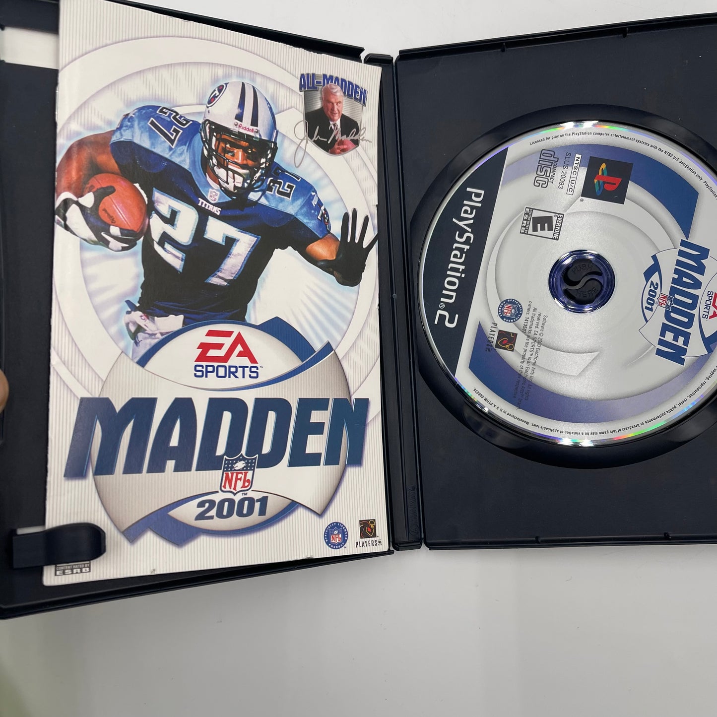 Lot of 5 Sony PlayStation 2 PS2 Games Madden 2001 | 2003 | 2004 | 2005 | 07