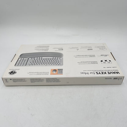New logitech Wave Keys with Cushioned Palm Rest Wireless Keyboard For Mac