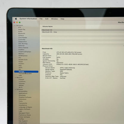 2020 Apple MacBook Pro 13.3" M1 8C GPU 3.2GHz 8GB RAM 512GB SSD A2338