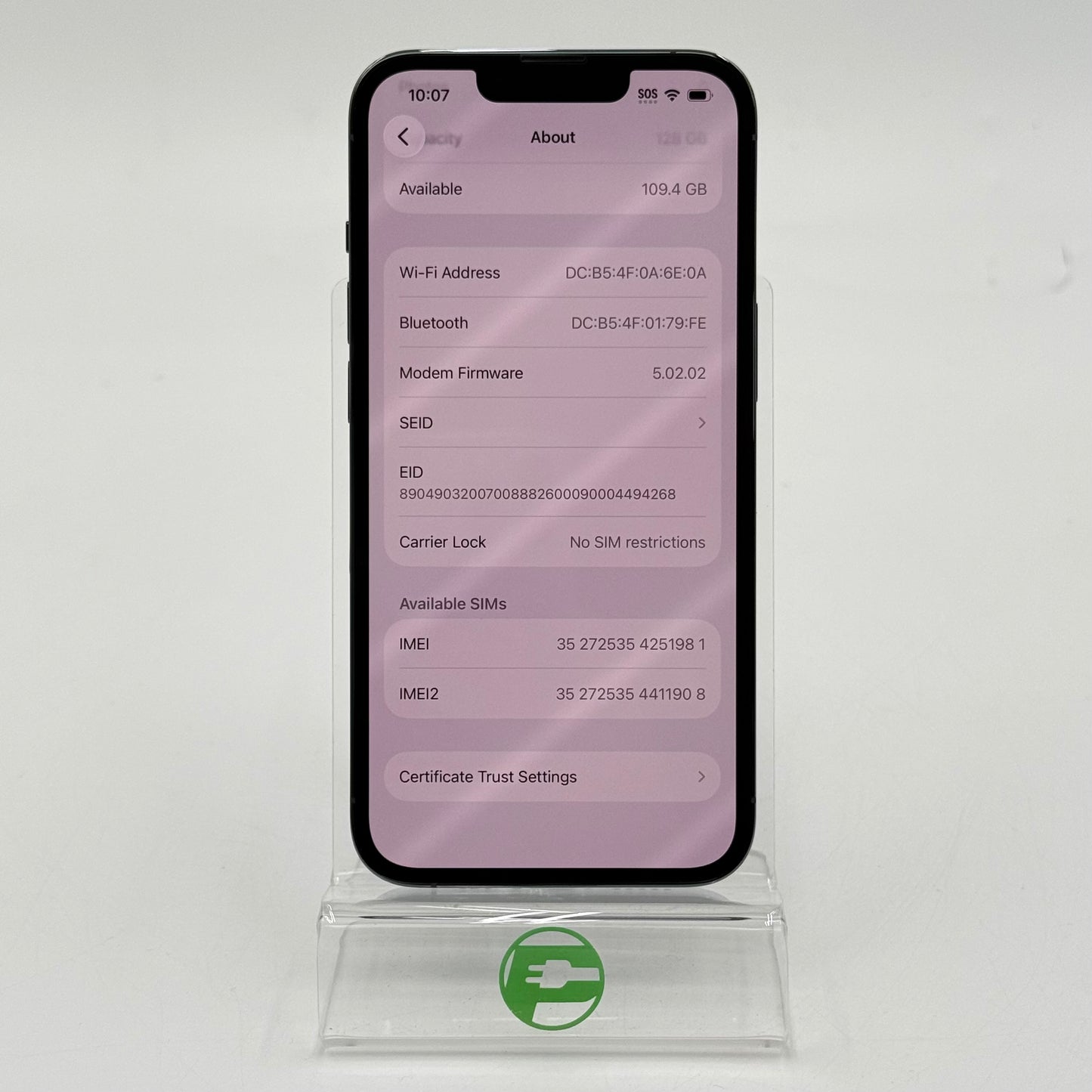 New Factory Unlocked Apple iPhone 13 Pro 128GB Sierra Blue MLR53LL/A