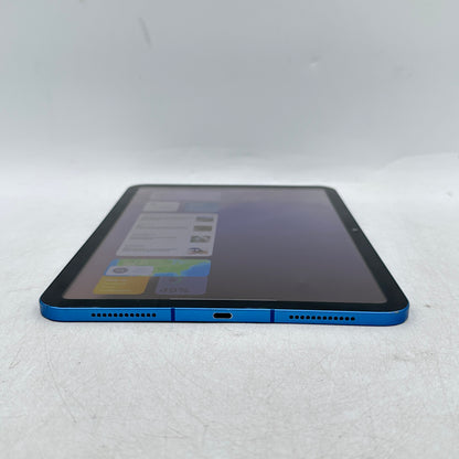 WiFi Only Apple iPad 10th Gen 64GB 18.6.2 Blue MQ6K3LL/A