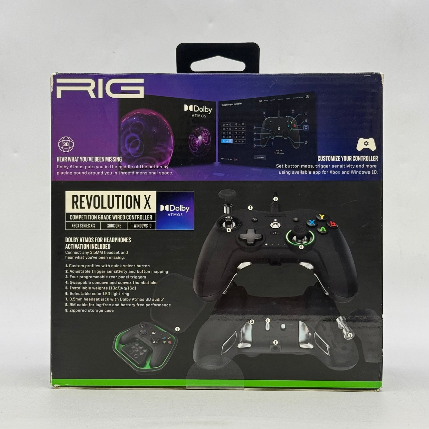 New RIG Revolution X Competition Grade Wired Controller 50-1149-01
