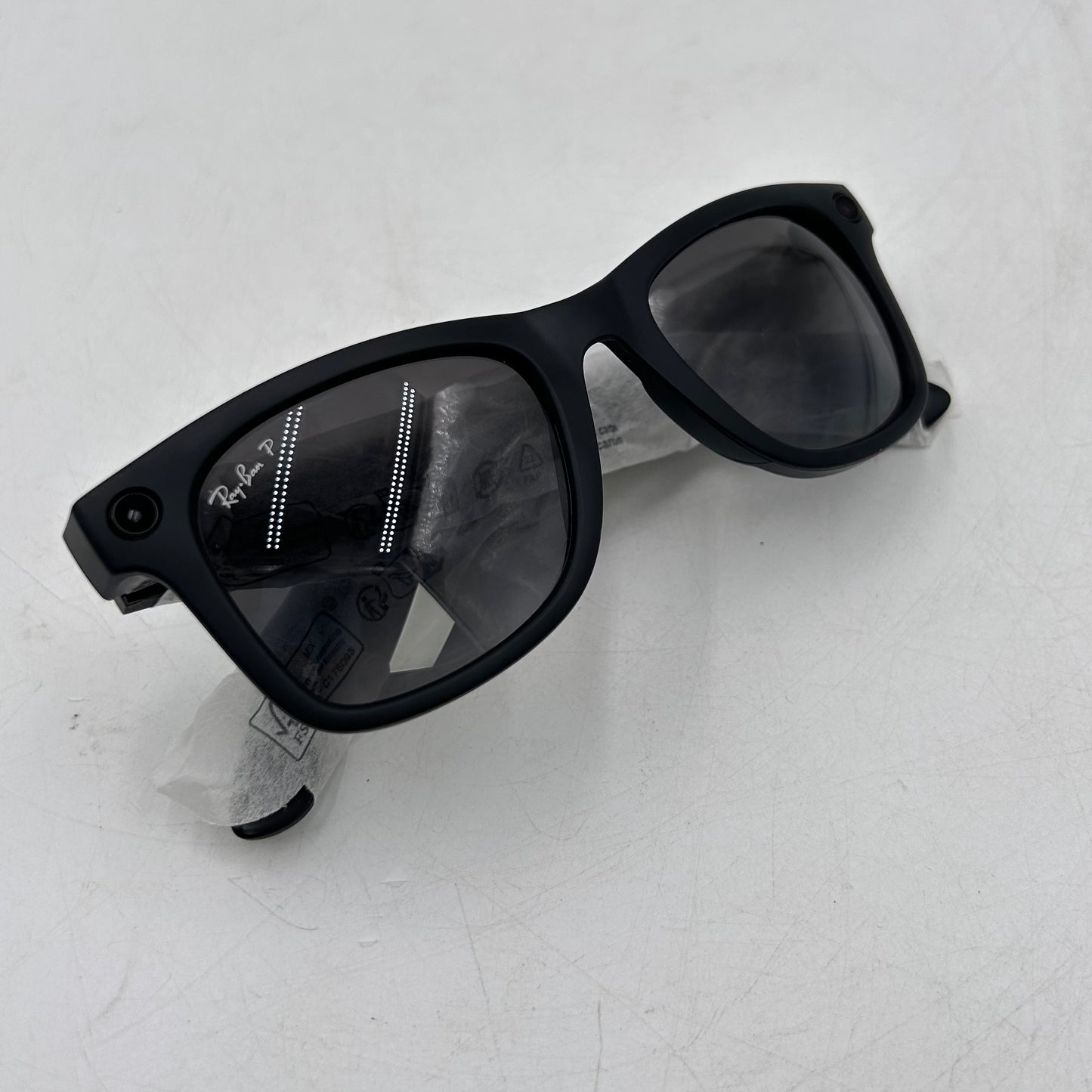 Ray-Ban Meta Wayfarer Gen 1 Matte Black Polarized RW4008 601ST3 AI Smart Glasses