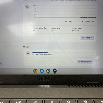 Acer Chromebook Plus 514 N23C9 14" Ryzen 3 7320C 2.4GHz 8GB RAM 128GB NVMe