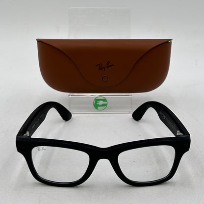 Ray-Ban Meta Wayfarer Gen 2 Matte Black Standard RW4012 AI Smart Glasses Read