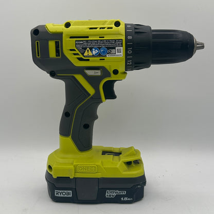 Ryobi P189 18V 1/2" Drill Driver w/ Ryobi 31 Piece Drill Bit Kit