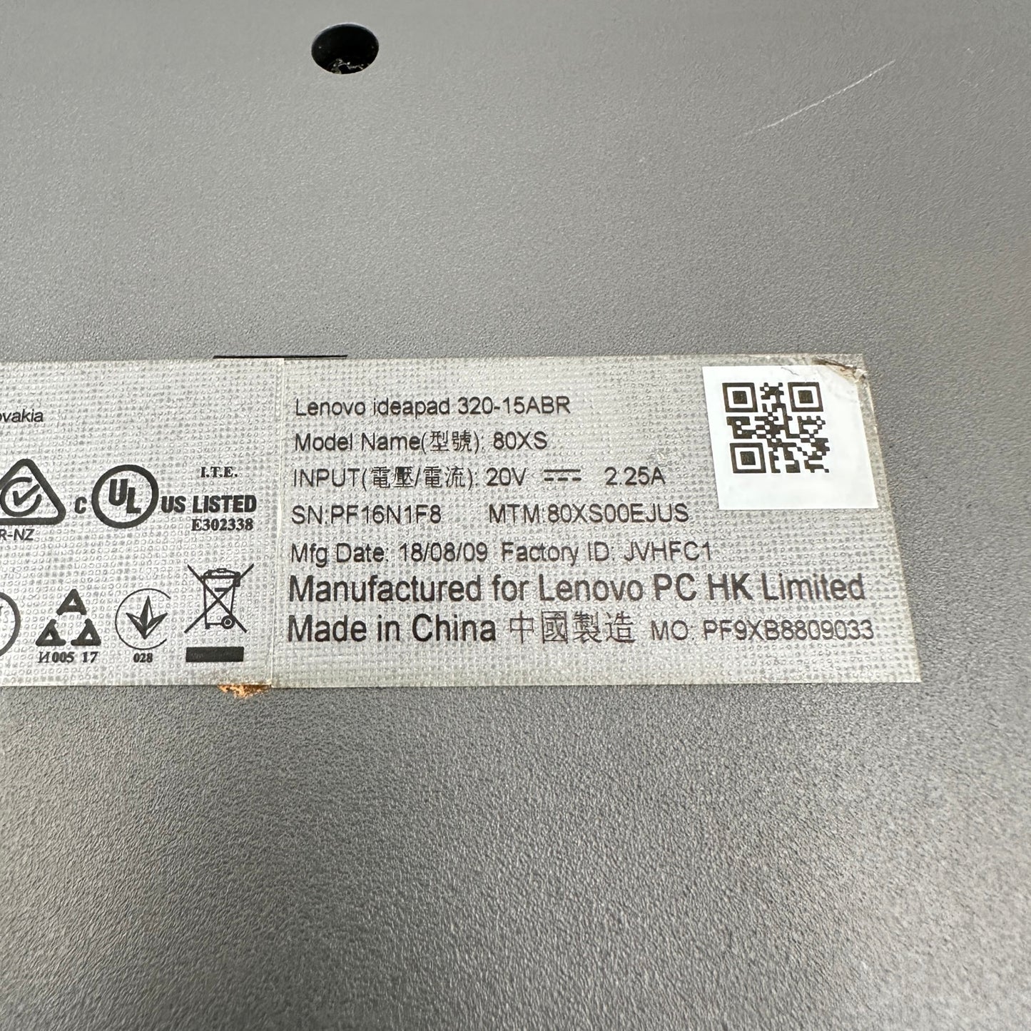Lenovo IdeaPad 320 15-ABR 80XS 15.6" A12-9720P 2.7GHz 12GB RAM 256GB SSD
