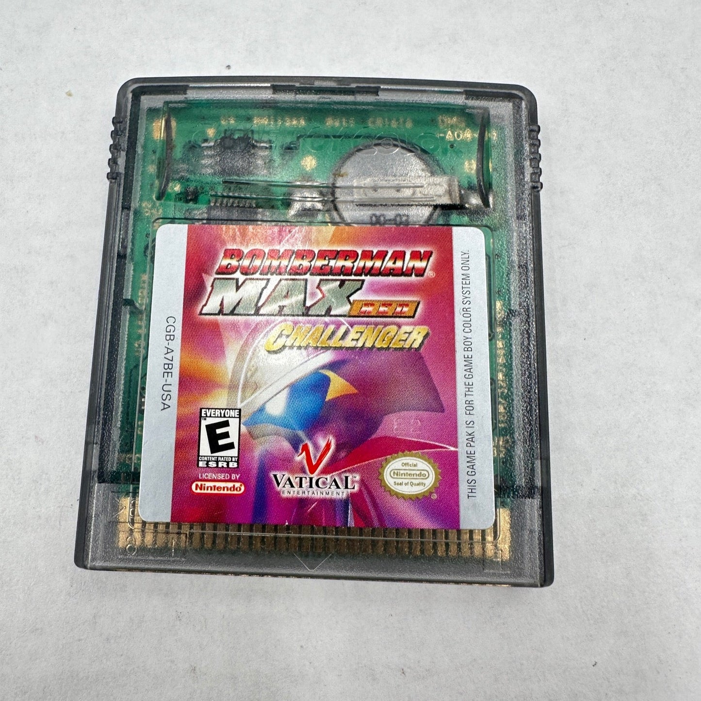 Bomberman Max Red Challenger (Nintendo GameBoy Color, 2000) Cartridge Only