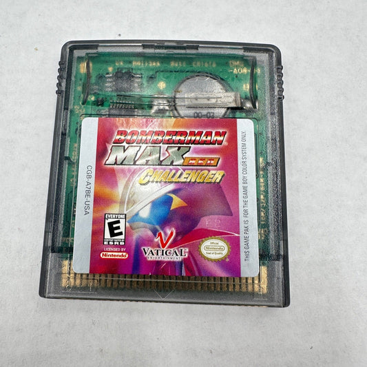 Bomberman Max Red Challenger (Nintendo GameBoy Color, 2000) Cartridge Only