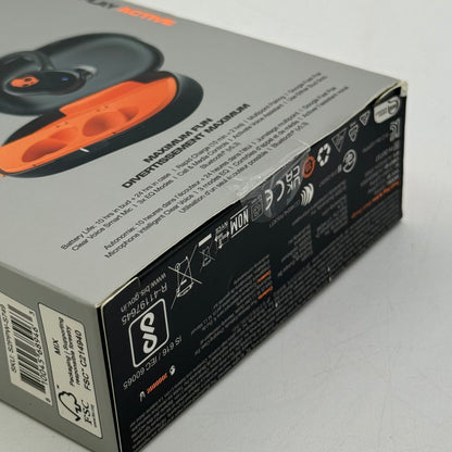 New Skullcandy Push Play Active Wireless In-Ear Bluetooth Headphones Black S2PPW