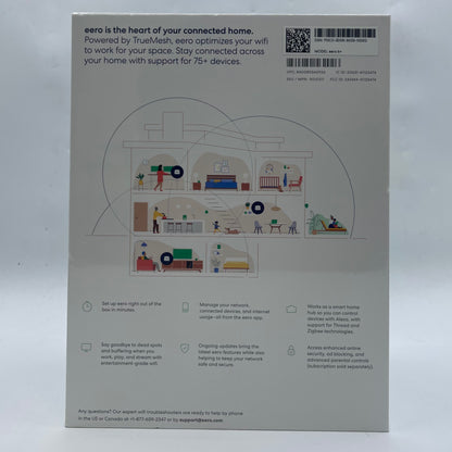 New EERO Dual Band Mesh Wi-Fi 6 System 6+