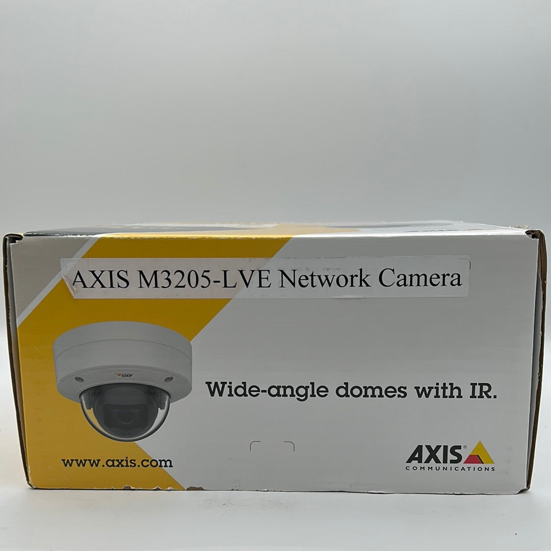 New Axis M3205-LVE Wide Angle Dome Network Camera With IR 01517-001