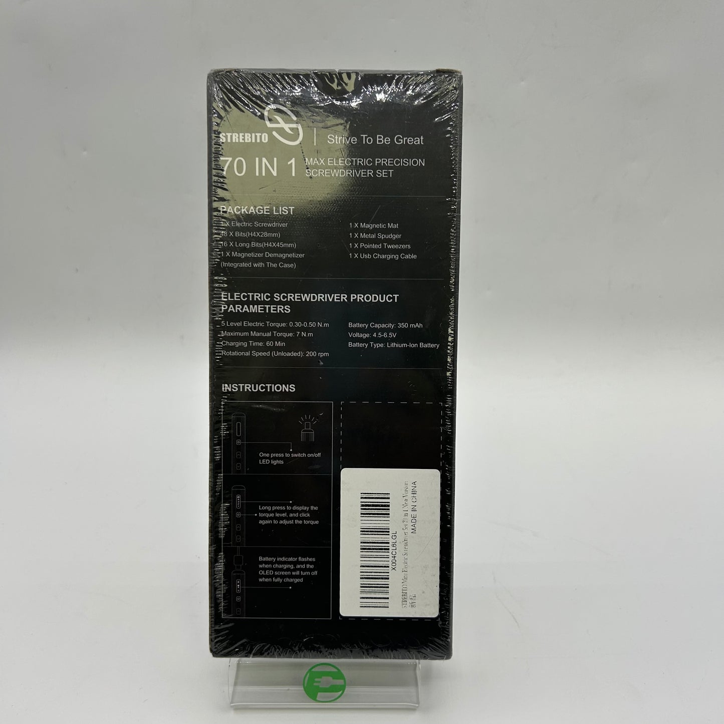 New Strebito Max Electric Precision Screwdriver Set 70 in 1