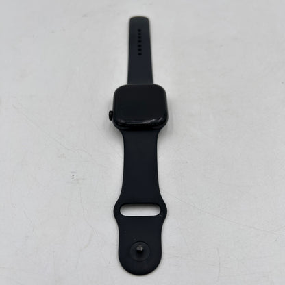 Unlocked Apple Watch Series 10 46MM Black Aluminum Black Sport Band MWY43LW/A